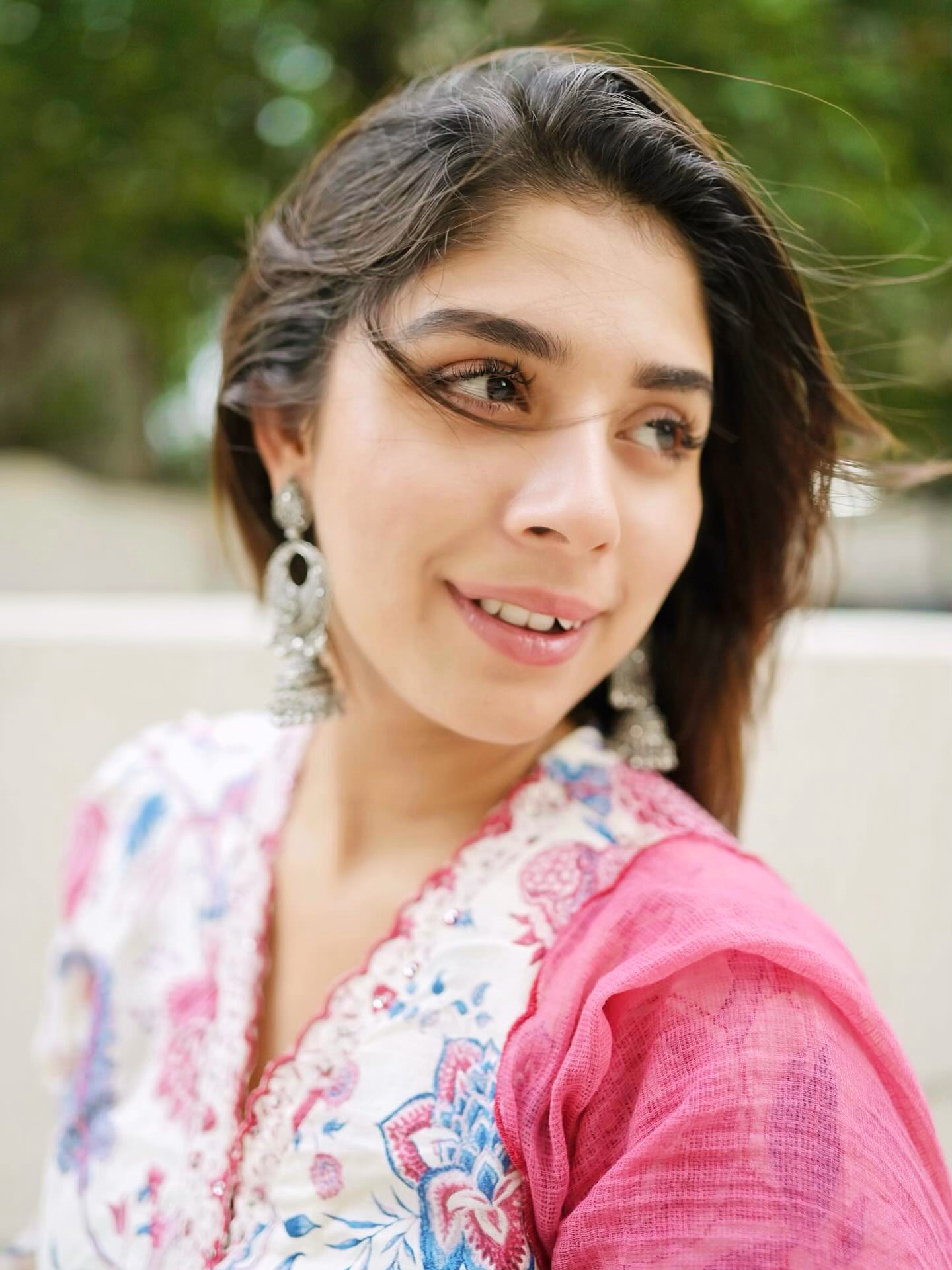 Adrija Addy Roy dazzles in vibrant spring florals paired with Biba’s stylish brand couture.!
